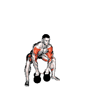 Kettlebell Sumo Deadlift with High Pull