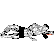 Roll Triceps Side Lying on Floor
