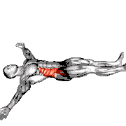 Lying Cross Over Knee Pull Down Stretch
