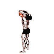 Kettlebell Overhead Triceps Extension