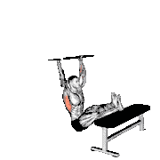 Seated Pull-Up (Legs Elevated)