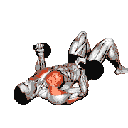 Kettlebell Reverse Press on Floor