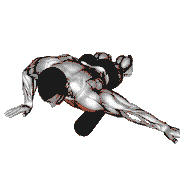 Roll Front Shoulder and Chest Lying on Floor