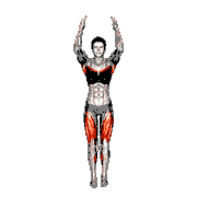 Standing March with Shoulders Extension