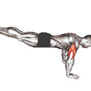 Decline Push-Up Against Wall