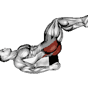 Roll Glute Twist Lying on Floor