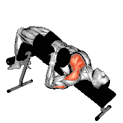 Dumbbell Decline One-Arm Hammer Press