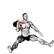 Kettlebell Seated Press