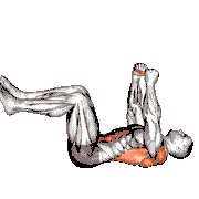 Resistance Band Upper Body Dead Bug