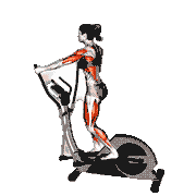Walking on Elliptical Machine demonstration