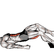 Single Leg Sliding Floor Bridge Curl on Towel
