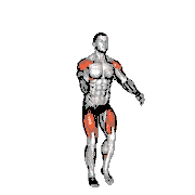 Stepback with Hands Raise