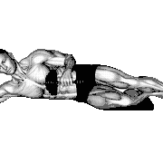 Dumbbell Side-Lying External Rotation (On a Bench)