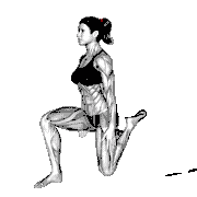 Hip Flexor Stretch Rear Foot Elevated