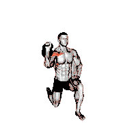 Kettlebell Half Kneeling Shoulder Press