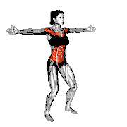 Standing Hip Sagittal Rotation with Shoulders Transverse Flexion