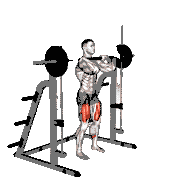Smith Front Squat (Clean Grip)