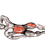 Knee Tuck Oblique Crunch