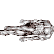 Lying Bent Knee Figure 8