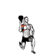 Kettlebell Half Kneeling One-Arm Bottoms-Up Press