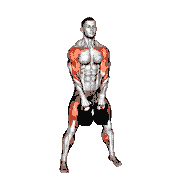 Kettlebell Double Alternating Hang Clean