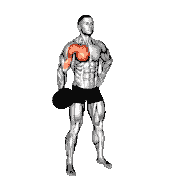 Dumbbell Standing Single Arm Cross Raise