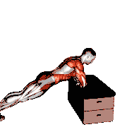 Side Plank Rotation a Padded Stool Supported