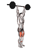 Barbell Overhead Lunge