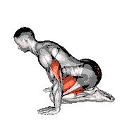 Push-Up in Child Pose