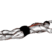 Lying Floor Hyperextension with Towel
