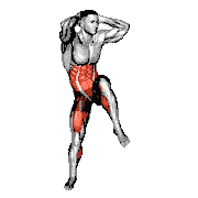 Cross Standing Crunch demonstration