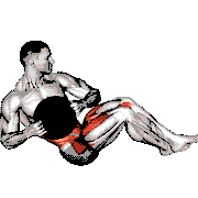 Medicine Ball Russian Twist (Legs-Up)