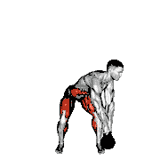Kettlebell Rotational Deadlift