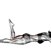 Lying Single Glute Lift
