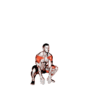 Bodyweight Full Squat with Overhead Press