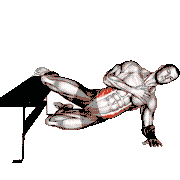 Side Plank Hip Adduction (Bent Knee)