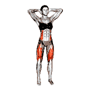 Standing Side Crunch demonstration