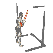 Resistance Band Triceps Pushdown