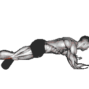 Roll Tibialis Anterior (Single Leg) Lying on Floor