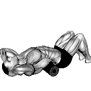 Roll Thoracic Spine Lying on Floor