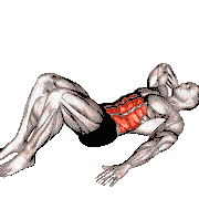 Alternate Oblique Crunch demonstration