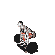 Barbell Deadlift from Deficit demonstration