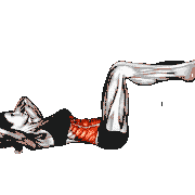 Floor Crunch Feet on Bench