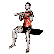 Sitting Punch on a Padded Stool