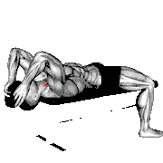 Weighted Lying Neck Flexion demonstration